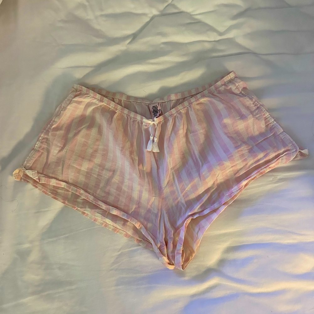 Victoria’s Secret Pink Striped Shorts Sz XS